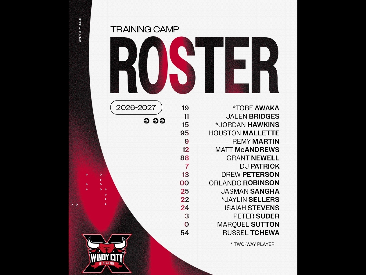 Windy City Bulls Open Training Camp With 16-Player Roster
