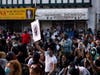 Protesters in Paterson kneeled for eight minutes in honor of the 8 minutes and 46 seconds in which then-Minneapolis police officer Derek Chauvin kneeled on the neck of George Floyd.