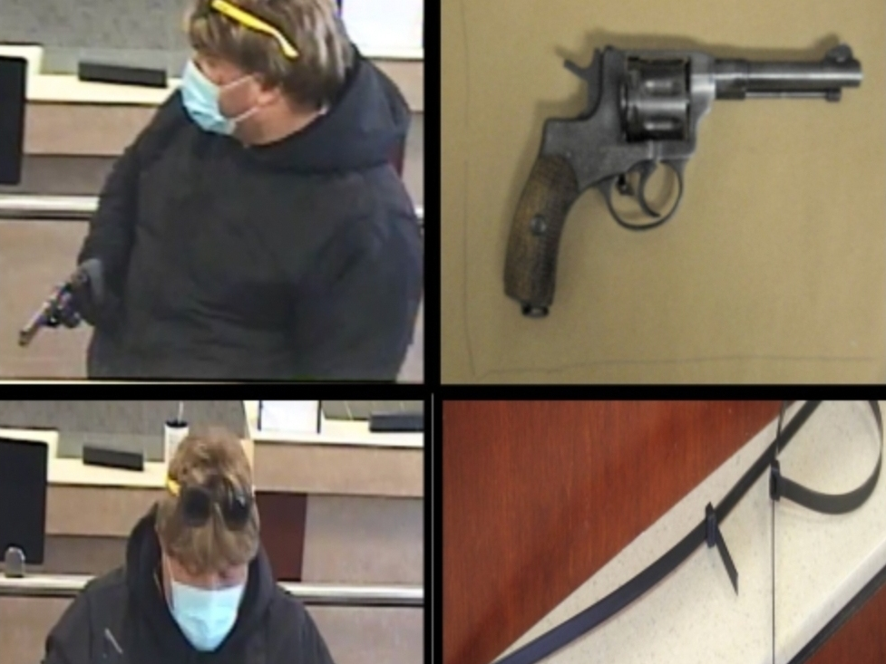Surveillance footage from the bank shows a man in sunglasses and a blonde wig during the time of the robbery. Federal officials have now filed charges against Petar Petyoshin, who is already in custody on state bank robbery charges.