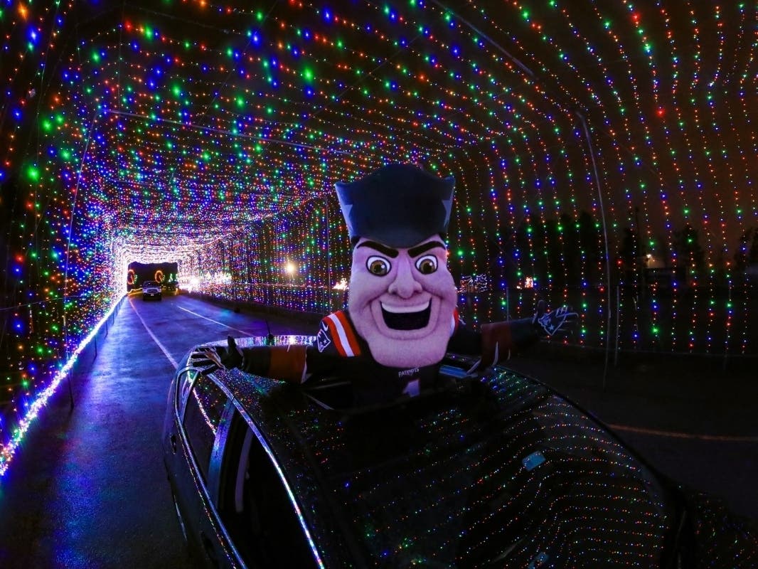 Santa Saver tickets, which can be used on any Sunday through Thursday during Magic of Lights’ run at Gillette Stadium, are on sale now for a limited time for just $20 per standard vehicle.