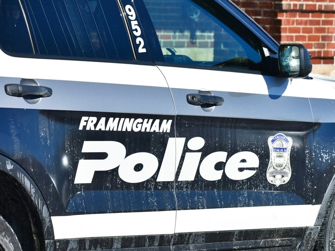 The officer was transported by ambulance to MetroWest Medical Center with a minor head injury and has been released.  