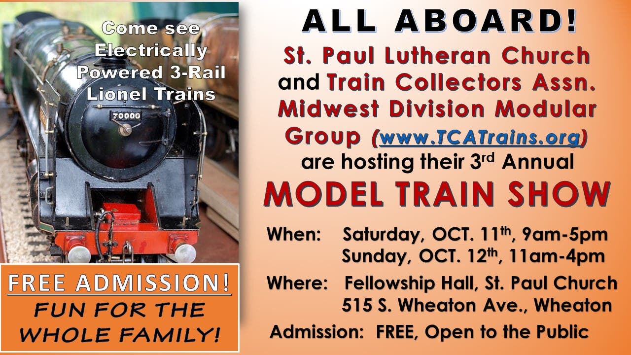 St. Paul Lutheran Church's Model Train Show