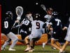 Conor Vickers passing to Tommy Lunn in front of the Staples goal as the final seconds tick down