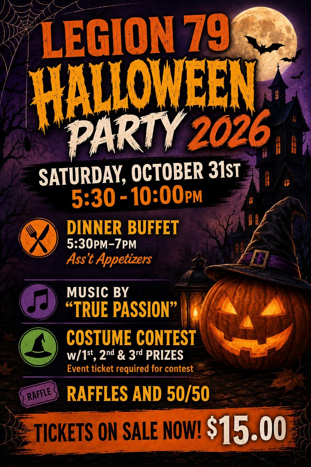 Legion 79 Halloween Party 2026