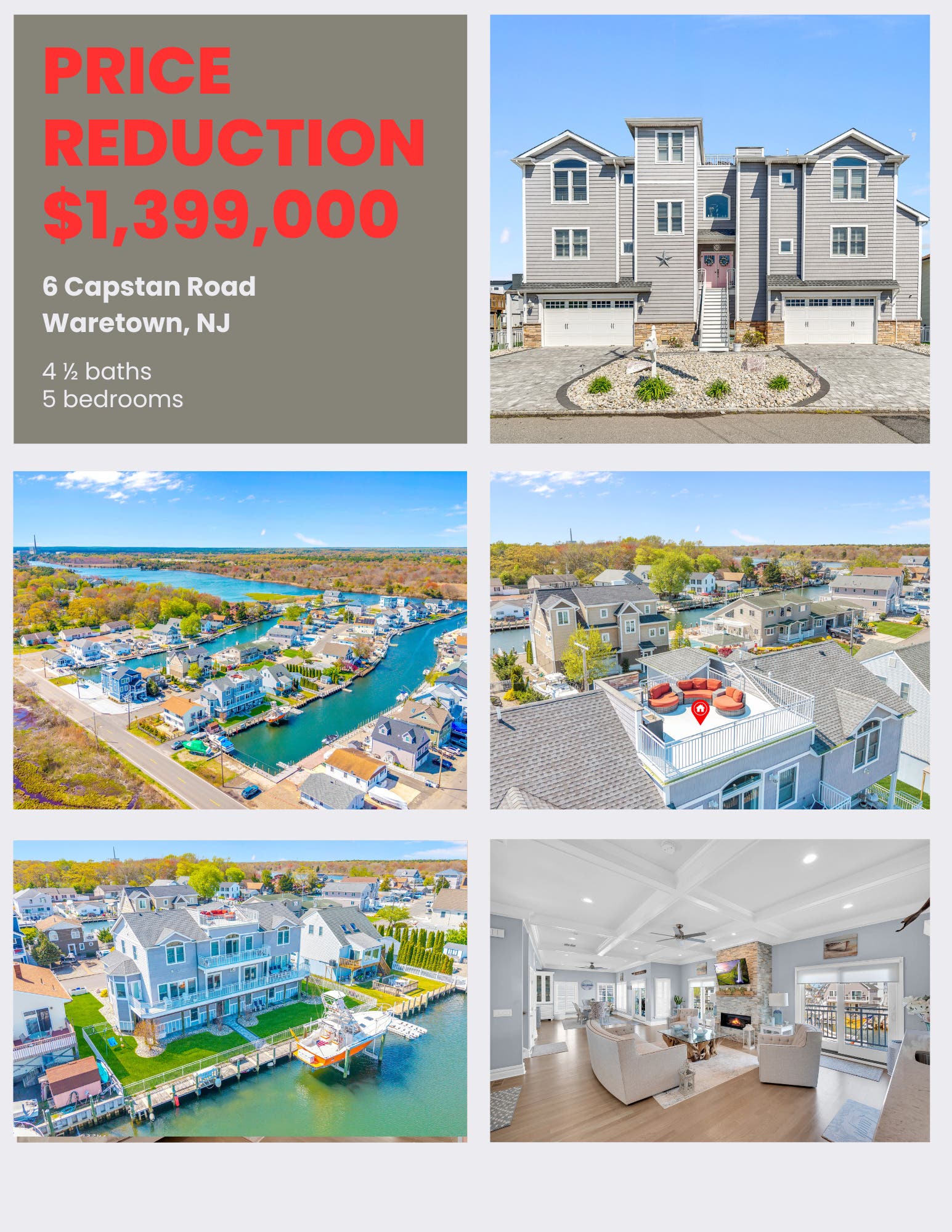 Waterfront Property Price Reduction 