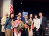 Dr. Linda de la Torre (Superintendent of SMUSD), Patricia Mar, Shwu Chang, Patrick Chang, C. Joseph Chang (GOA 2026), Vivian Chan (GOA 2008), Valerie Weiss (GOA 2008) & Hunter Chang (San Marino City Councilman)