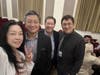 Vivian Chan, Hunter Chang & John Chou (San Marino City Councilmen) & Joshua Sung (SMUSD Board of Education) l to r
