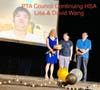 Lisa & David Wang - PTA Council Honorary Service Awards recipients 