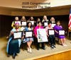 A group photo of the 10 recipients of 2026 Women Of The Year 