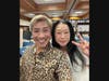 Vivian Chan strike a post with Ed Tom, President of San Marino City Club