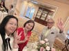 Vivian Chan, Mindy Ying & Charlie Chin (actor). (l to r)