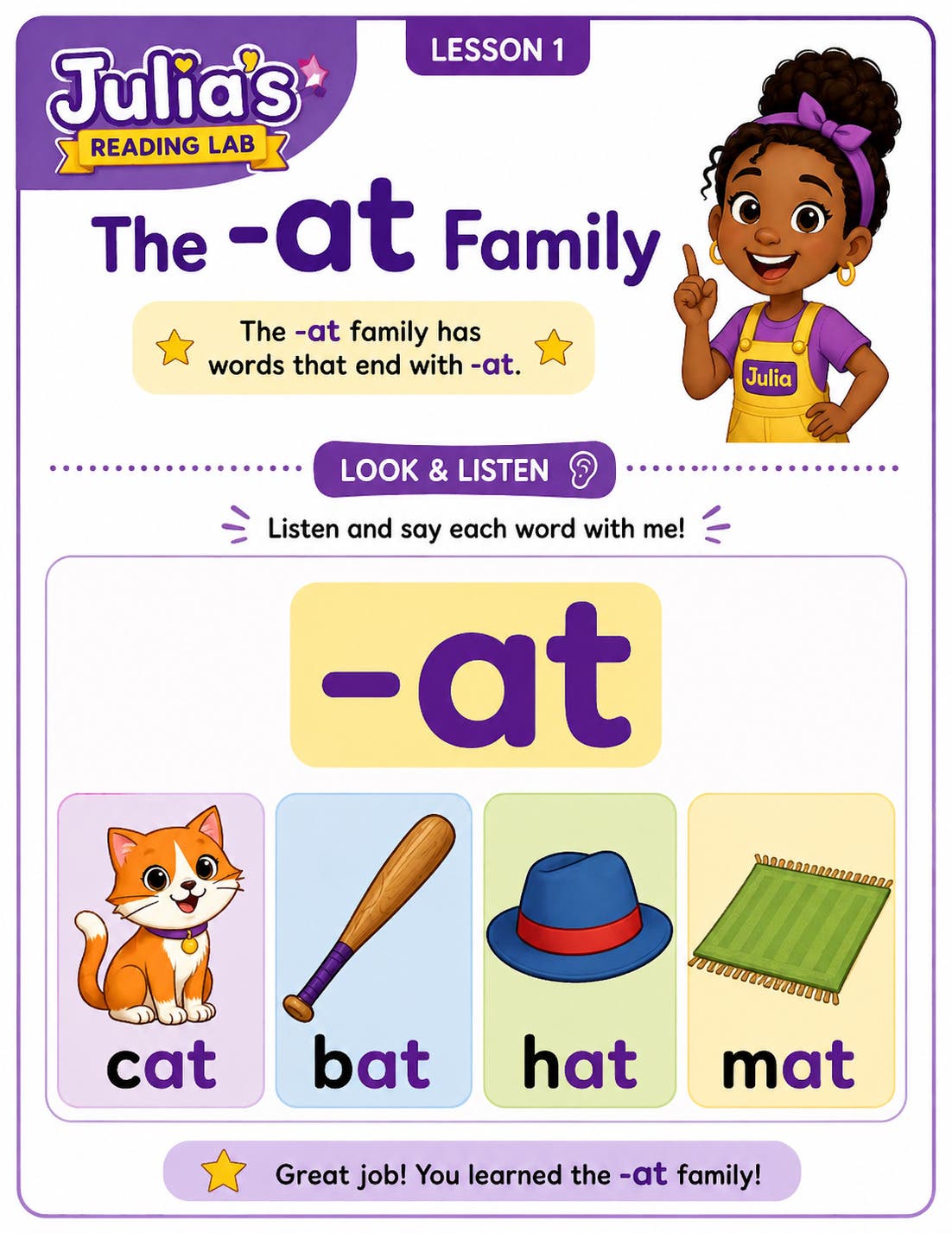 Julia’s Reading Readiness and Math Building