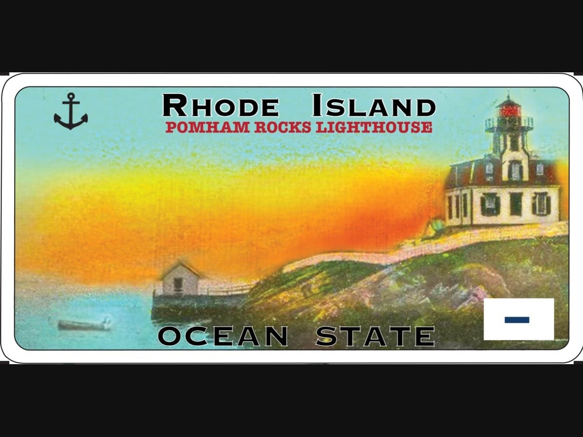 Pomham Rocks Lighthouse Announces Digitally Printed License Plate