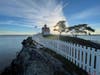 The Squantum grant will enable the Friends of Pomham Rocks Lighthouse to complete the historic white picket fence that surrounds the half-acre island.