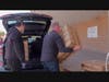 Healthyline workers shown donating vital supplies to workers outside of Bergen New Bridge Medical Center 