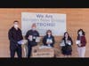 Healthyline workers shown donating vital supplies to workers outside of Bergen New Bridge Medical Center 