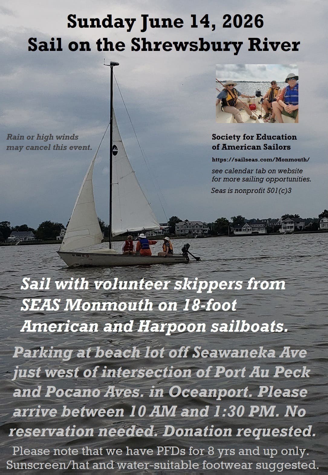 Sail on the Shrewsbury River