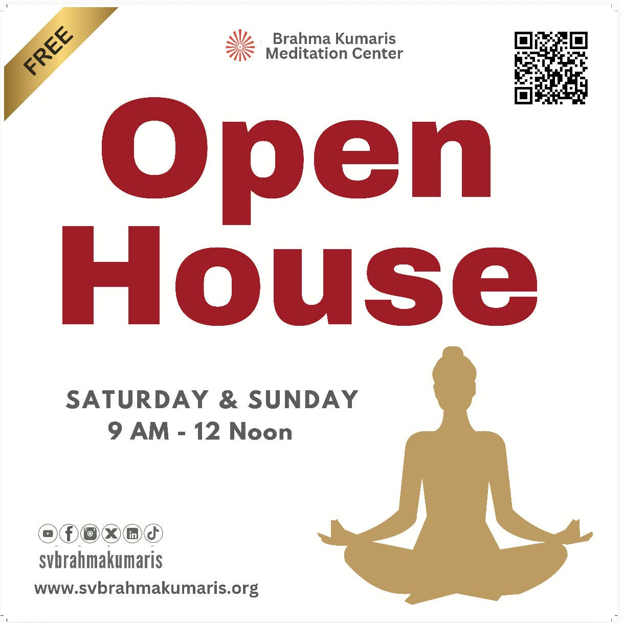 Invest in your wellbeing: Open house at Meditation Center