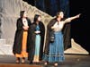 Emma Bostic, Corrinne Shisler, and Olivia Russ, actors in the ensemble for Frozen Jr. at CB East.