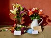 The makeshift altar for Stephen Sondheim. Fans delivered flowers and cards to Oscar Hammerstein's former residence as a tribute to the passing of Broadway Composer Stephen Sondheim.