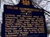 The historic landmark sign near Highland Farm, the property where Oscar Hammerstein II lived for 20 years in Doylestown, PA.