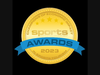 The 2023 award emblem by Sports Destination Management bestowed to the Windy City ThunderBolts.
