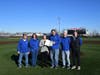 (L-R) Director of Community Relations Johnny Sole, Director for Not-For-Profit Events Karen Engel, CSCVB Sports Marketing Manager Kristy Campbell, General Manager Mike Verschave, Director of Operations Chris Koll, Assistant General Manager Bill Waliewski