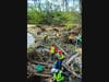 Fraternity brothers from Georgetown's Sigma Phi Epsilon joined the cleanup to help collect over 2,000 pounds of litter. 