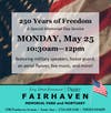 250 Years of Freedom - Memorial Day Service