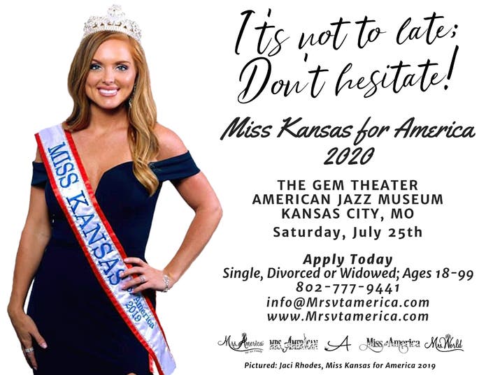 Jul 25 Miss Kansas for America Overland Park, KS Patch