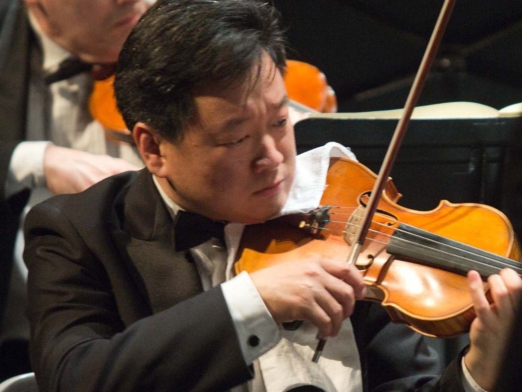 When asked about his feelings for this season, Concertmaster Ruotao Mao said, “It’s a very special feeling performing with this ensemble. It’s like a family under the direction of our very talented musical director Jed Gaylin,” 