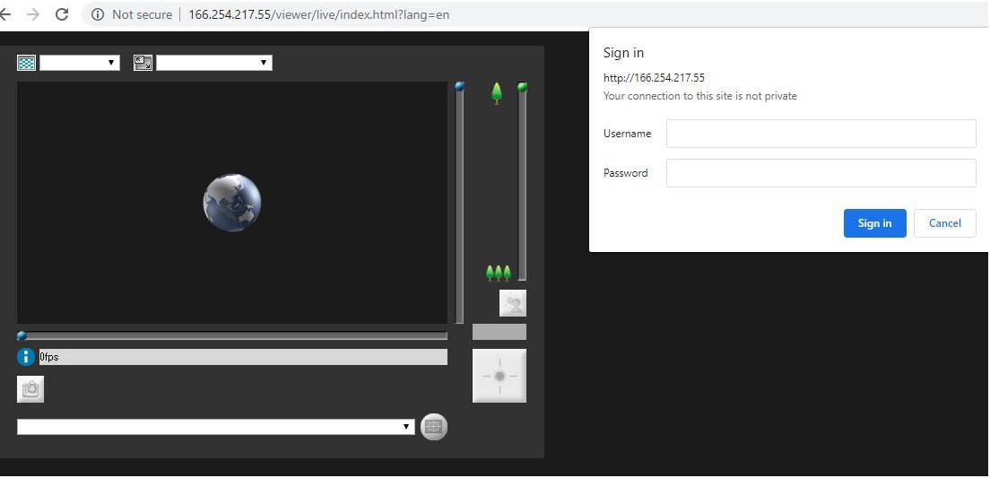 Password Protected Camera