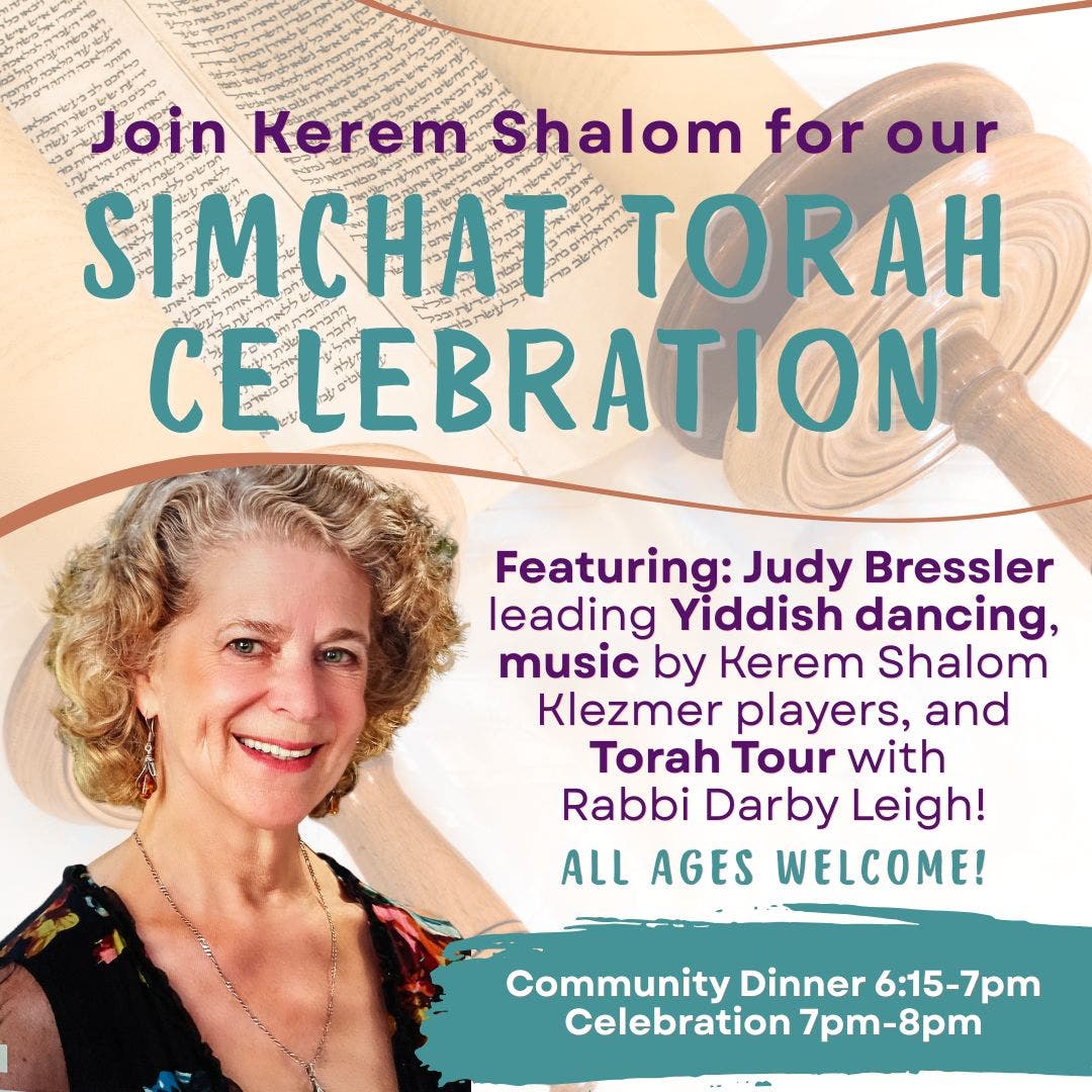 Simchat Torah Celebration & Dancing with Yiddish dance leader Judy Bressler