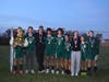 Veritas Christian All-Stars (from left to right): Jesse Kuiken, Nick Jetton, Gunnar Andersen, Evan Milanesi, Ben Ryan, Zoey Torppey, Kenzie Morrison, Bella Quinn, Madelyn Seifert.