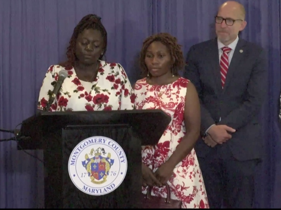 County officials signed Ezechiel's Law on Tuesday, which requires landlords to install window guards in apartments where children under 10 live. Ezechiel, a 2-year-old,​ died after falling out of his apartment window. His family spoke at the signing.