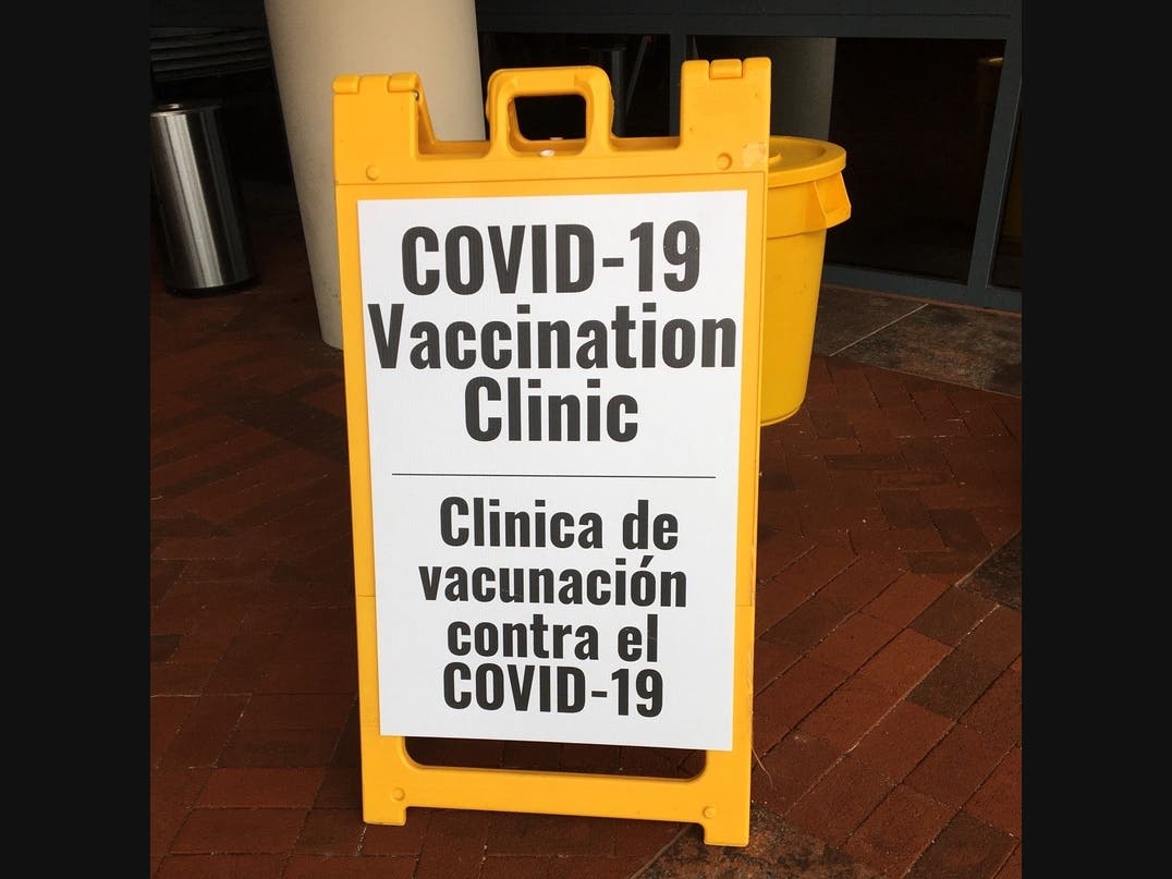 Students in the Montgomery County Public School district ages 12 and up can get their first vaccine dose at a clinic at Montgomery Blair High School on June 9. Appointments are available, but the county has said it will accept walk-ins at its sites. 