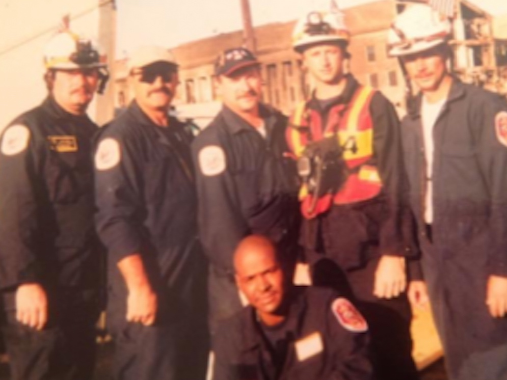 Members of FEMA's Maryland Task Force One at the Pentagon following the attacks on 9/11. "There were some things that I saw on that day that I never wish to see again," said Kelvin Thomas, a battalion chief in Montgomery County Fire and Rescue.