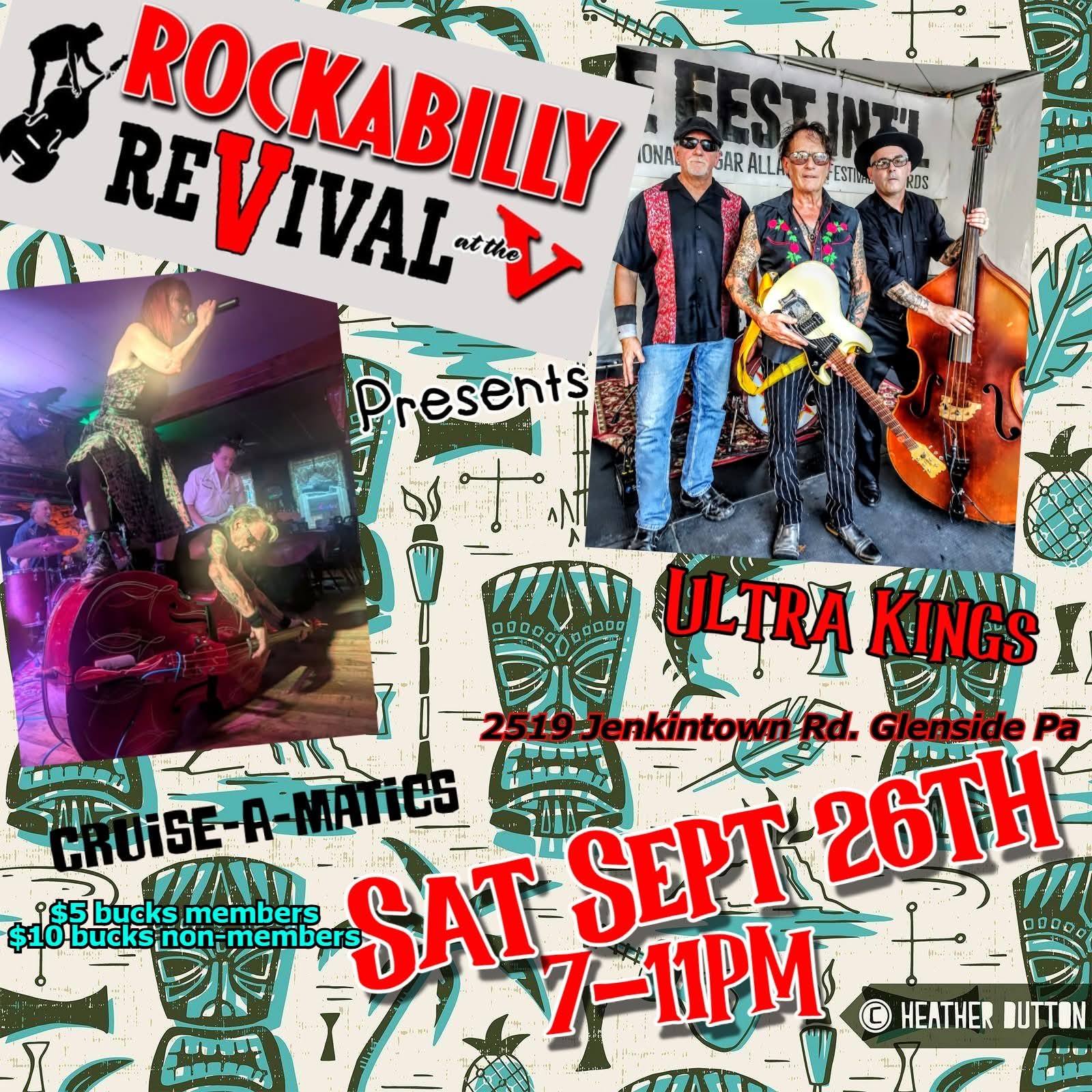 TIKI PARTY with Ultra Kings and Cruise-a-matics