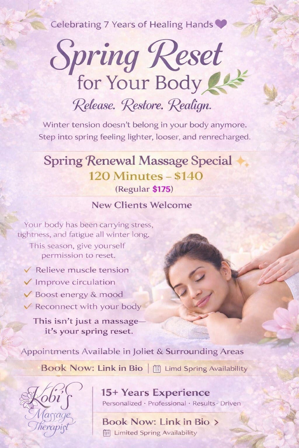 Spring Massage Special: Release Winter Tension & Reset Your Body