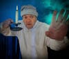 Rod Brogan as Ebenezer Scrooge in "A Christmas Carol"