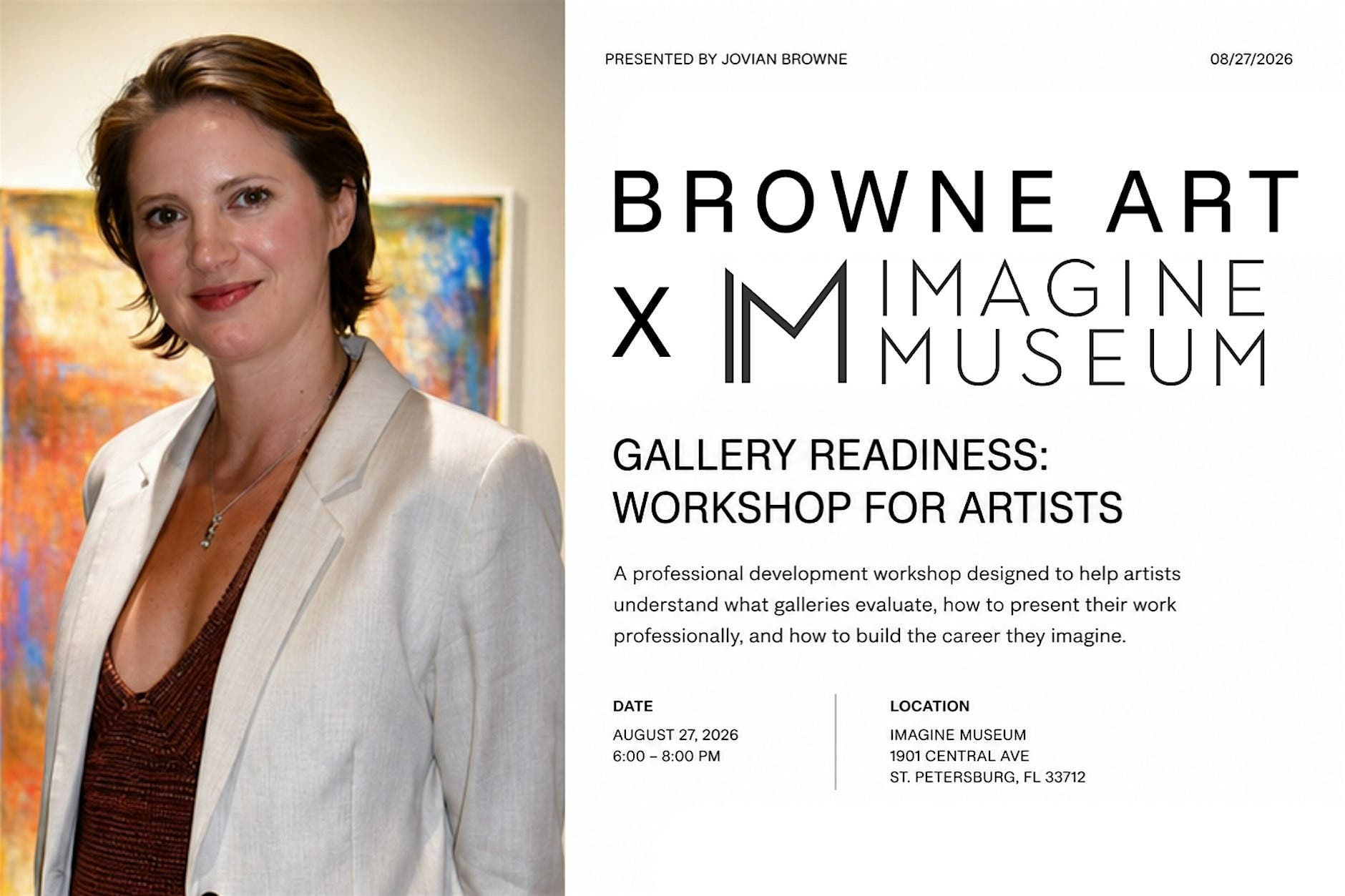 Gallery Readiness: Workshop for Artists