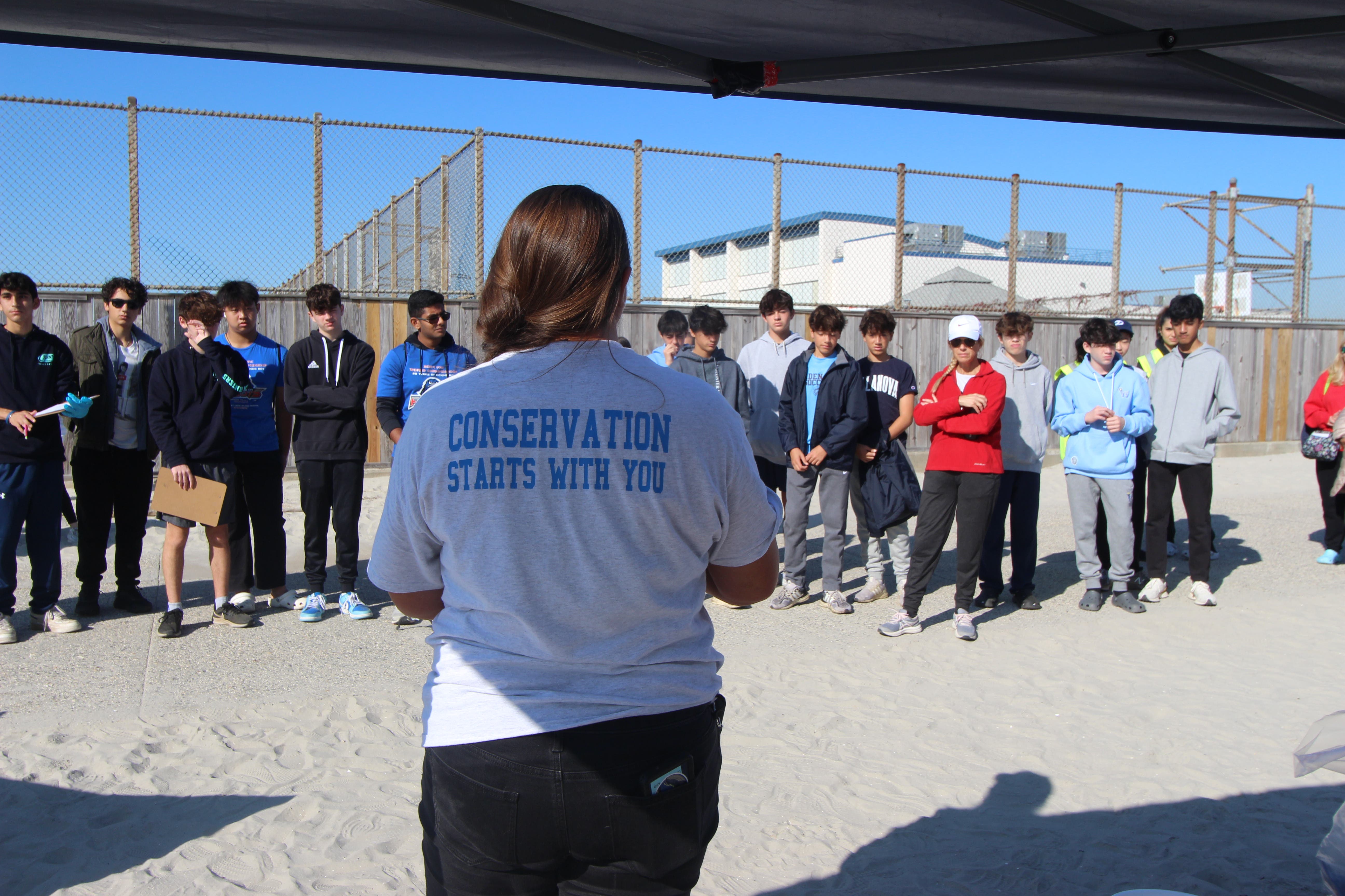 Lido Beach Town Park Beach Clean-Up with AMSEAS