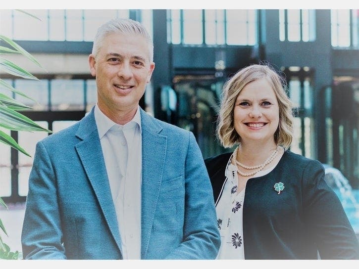 DJ Luccarelli and Vicky Flynn are running with the Monmouth County Republican Party. 