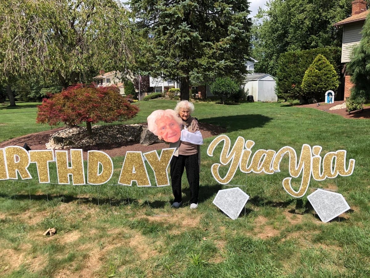 “She has four biological grandchildren and two great grandchildren, but there are dozens of people who call her ‘Yia Yia'".