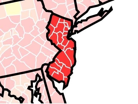 All but two U.S. states are now in "high" transmission of the virus. Vermont and Maine are seeing "substantial" transmission, said the CDC as of Aug. 21.