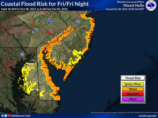 Coastal Flood Advisory For Jersey Shore: NJ Weekend Weather | Holmdel ...