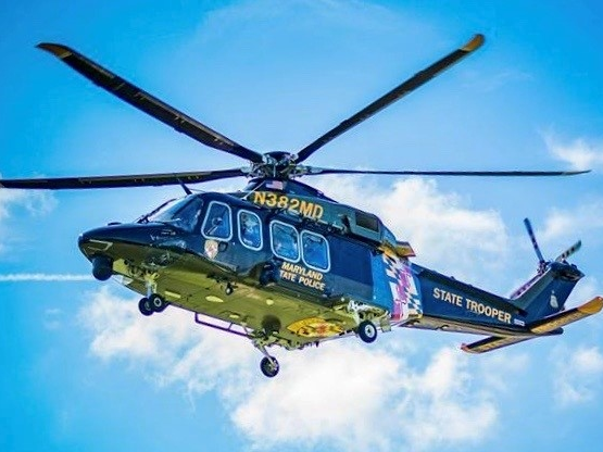A Maryland State Police Aviation Command helicopter flew a critically-injured man to the R Adams Cowley Shock Trauma Center in Baltimore. The Annapolis Fire Department assisted the man after a SUV struck him in Parole Thursday afternoon.