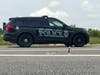 Police blocked traffic on the north side of the road for about an hour.