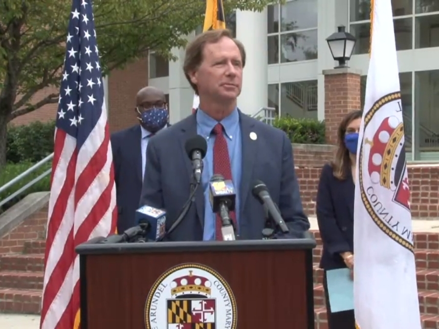 Anne Arundel County Executive Steuart Pittman signed his latest coronavirus order on Monday. The mandate delays restaurant capacity expansions and permits movie theaters and live performance venues to reopen.