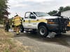 Brush fire units reported to the scene.